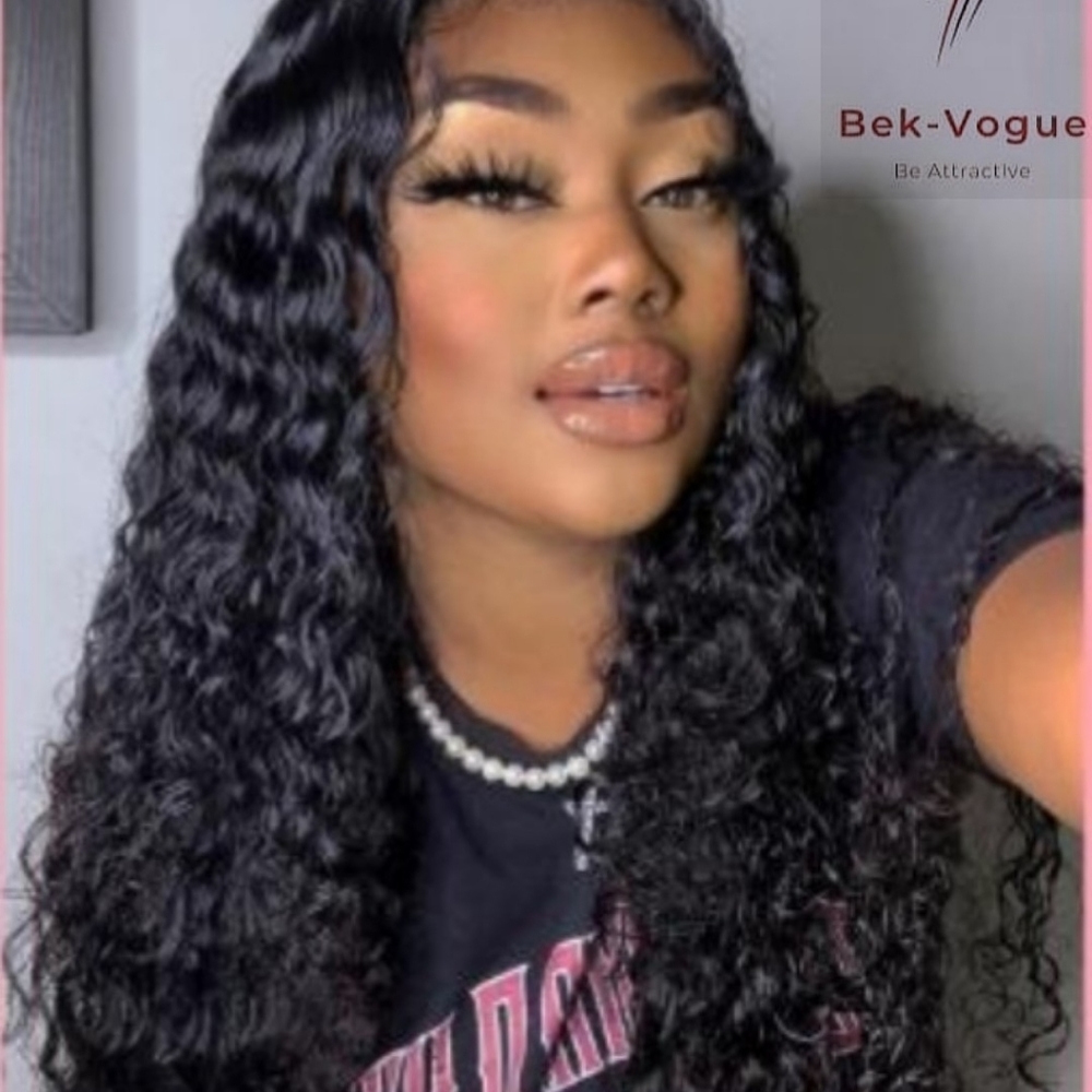 12" Peruvian Deep Wave 13x4 Transparent Lace